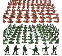 Whyzsjnclg Army Men, 200Pcs Plastic Army Men 12 Models Mixed Toy Soldiers Imaginative Play Action Figures for Kids 3 Years Up, Plastic