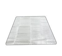 Whyzsjnclg Camping Mat 78.74x47.24 Inch Aluminium Camping Sleeping Mat Double Side Insulating Picnic Waterproof Tent with Pearl Cotton Pad for Picnic, Sleeping