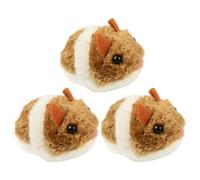 Whyzsjnclg Cat Mouse Toy, 3PCS Moving Mouse Cat Toy Pull String Interactive Mice for Cats Funny Dog Toys Plush to Keep Them Busy