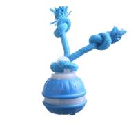 Whyzsjnclg Dog Toy, Interactive Dog Ball, Self Play Moving Toy with Ropes Automatic Electric Active Rolling for Home