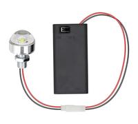 Whyzsjnclg Dollhouse Accessories, Dollhouse Lights DIY Super Bright Mini LED Lighting for Doll House Accessories, Battery Holder with LED Light Flexible Wire, Not Include Battery for Daily Use