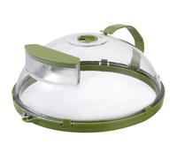 Whyzsjnclg Microwave Cover for Food,10 Inch Clear Microwave Plate Cover with Handle Heat-Resistant Microwave Food Cover with Water Storage Kitchen Gadgets Microwave Food Cover