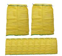 Whyzsjnclg Onion Bags, Onions Fresh Bag 10Pcs 22x33 Inch Reusable Potato Storage Bags 88 lbs Capacity Breathable for Vegetables Citrus Crawfish Yellow