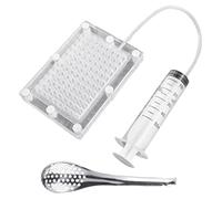 Whyzsjnclg Professional Molecular Gastronomy Caviar Maker Gourmet Dispenser Caviar Filter Spherification Dropper with Tube & Spoon Tools Maker