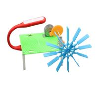 Whyzsjnclg Science Experiments For Kids 6-8, Hydroelectric Generator, Distinctive Science Experiment Kit, Small Generator with Fixed Screws, Fun Educational Toys to Learn About, Water Wheel