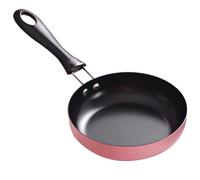 Whyzsjnclg Small Frying Pan, Mini Egg Fry Pan, 4.7 Inch Nonstick Omelet Small Frying with Handle Round Egg for Stove Gas, Induction Hob, Style 2