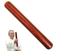 Whyzsjnclg Tai Chi Sticks for Beginners, 15.8x1.4 inch Wooden Tai Chi Ruler Practice Tools for Fitness, Physical Rehabilitation, Massage Tool