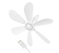 Whyzsjnclg Usb Ceiling Fan, Portable Ceiling Fan With 2m Extension Cord, 4-speed Adjustable Quiet Hanging Fans For Dorm Tent Bedroom, Usb Portable