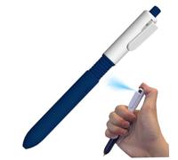 Whyzsjnclg Water Gun, Mini Water Gun, 6.5 Inch Creative Plastic Retractable Ballpoint Pens, Prank Toys for Kids, Adults, Blue, Retractable Ballpoint Pens