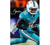 WHZKCYH American Football Sports Dolphins Poster For Kids Fun Teen Birthday Christmas Gifts Tyreek Hill Rugby Star Posters Canvas Wall Art Print Picture For Home Room Bathroom Decor