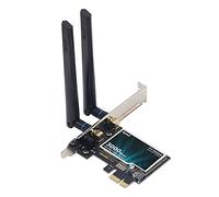 Wi-Fi 6 AX200 Adapter AX200NGW PCIe WiFi Card Next Generation Wi-Fi 802.11ax Extremely High Throughput 2.4Ghz 5Ghz 3000Mbps throughput Growing to tens of Gbps Provide Gigabit Speed 4k 8k Video Gaming…