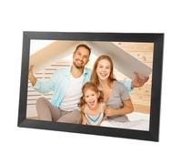 Wi Fi Digital Picture Frame, Digital Photo Frame 16.7 Inch, 1920x1080 Resolution, 1GB DDR3 32GB Storage, LCD HD Capacitive Touchscreen Smart Cloud Electronic Album for Home Decor (UK Plug)