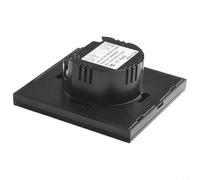 Wi-Fi Enabled Timer Switch for Immersion Heater and Boiler with Capacitive Touch Panel App Control from Anywhere Supports 2.4GHz Network Up to 4400W (black)