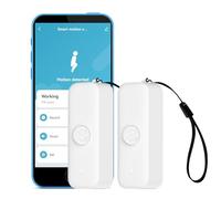 Wi-Fi Motion Sensor: Smart Motion Detector PIR Infrared Motion Sensor for Alarm System & Smart Home Automation, App Remote Monitoring, Compatible with Alexa (2-Pack)