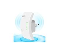 Wi-Fi Range Extender, 3,600 sq.ft Coverage, Supports 50 Devices, Wireless Internet Repeater with Ethernet Port, UK Plug, White