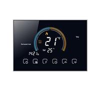 Wi-Fi Smart Gas Boiler Heating Thermostat WIFI Temperature Programma Weekly APP Control Backlight Touch Screen Weather Display(Nero,BHT8000GC(NO WIFI))