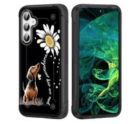wiaekosef for Galaxy S25 Case,Heavy Duty Dual Layer Hard PC & Soft Silicone Rugged Bumper Shockproof Protective Case for Samsung Galaxy S25 6.2 inch 2025,You are My Sunshine Dachshund