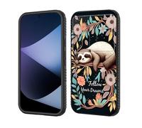 wiaekosef for Pixel 10 Pro XL Case Built in Slide Camera Lens Cover,Heavy Duty Shockproof Protection Dual Layer Case for Google Pixel 10 Pro XL 6.8" 2025,Cute Baby Sloth On The Tree