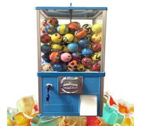 WIANQIAN Bubble Gum Machine, Automatic Gumball Machine Blue-26 * 29 * 53cm