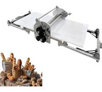 WIANQIAN Commercial Folding Dough Sheeter, Electric Dough Rolling Machine