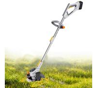 WIANQIAN Electric Grass Trimmer, Lightweight String Trimmer, Electric Weed Wacker Cordless, Anti-Collision Steel Ring, Non-Slip Handle, Safety Lock, For Lawn Care And Yard Work 21A