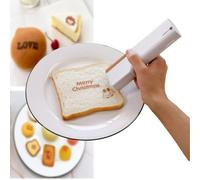 WIANQIAN Portable Coffee Latte Art Printer, Printing Pen And Edible Inkjet Printer, Handheld Food Printer, 500mah Power, Memory Function, Type-C Charging Machine-redinkcartridge+auxiliaryruler