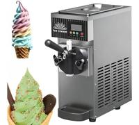 WIANQIAN Single-Flavour Soft Serve Ice Cream Machine with 450W Cooling Grey