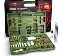 WIAONE GuardTech Plus Universal Gun Cleaning Kit for Guns, Pistol, Rifle, Shotgun, Handgun, Air, Solid Brass, Shooting Hunting Portable Carrying Case