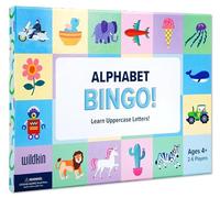 WIAONE Wildkin Alphabet Bingo: Fun ABC Learning Game for Kids, Boost Memory & Learning for Boys and Girls, 2-6 Players Educational Bingo Adventure, Explore and Enjoy Alphabet Bingo Game Cards!