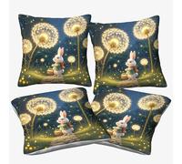 WIASVZMCI Fairy Square Cushion Case Decorative Pillow Covers for Home 40x40cm