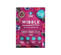 Wibble Jelly Crystals, Forest Fruits Natural Jelly Powders, Quick Set, 6 pack, Jello, Low Sugar, Plant-Based, Low Calorie Snack, Healthy Dessert, Serves 4, Vegan Jelly Crystals, Jello Powder