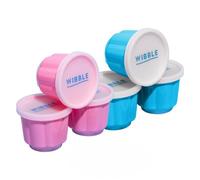 Wibble Mini Jelly Moulds, 6, 150ml Each, Dessert Moulds, Reusable, Lunchbox, Picnics, Parties