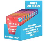 Wibble Natural Crystals, 8 pack, Variety Pack, Quick Set, Low Sugar, Plant-Based, Low Calorie, Jello, Jelly Powders, Serves 4, Vegan Jelly Powder, Vegetarian Jello, Sweets, Vegan Sweets 57g