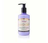 WIBERG'S Lavender Hand & Body Cream 300ml | Hydrating with Cocoa Butter, Aloe Vera & Vitamin E | Refreshing Eucalyptus & Pine Scent | Nourishing Moisturiser for All Skin Types