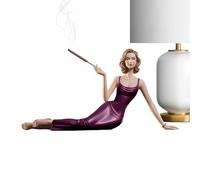 Wiboie Sculptural-Aromatherapy Statue Incense, Handcrafted Ceramic Statue, Aromatherapy Stick Sculpture, Elegant Women Figurines For Yoga Room, Living Room, Bedroom & Home Decor