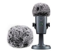 WIBOND Blue Yeti Nano Pop Filter Professional Furry Windscreen Mic Cover Compatible with Blue Yeti Microphone