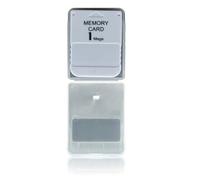 WICAREYO 1MB Memory Card Compatible for PS1 Console White