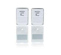 WICAREYO 2PCS 1MB Memory Card for PS1 Console 1 Mega Memory Card