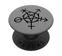 Wicca Pagan Gender Inclusion Symbol LGBTQI Nature Witches PopSockets Adhesive PopGrip