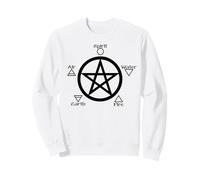 Wicca Pentagram Spirit over Matter Gothic Culture Witchcraft Sweatshirt