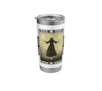 Wicca Symbols 4 Elements Triple Moon Neopaganism Witchcraft Stainless Steel Insulated Tumbler