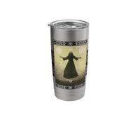 Wicca Symbols 4 Elements Triple Moon Neopaganism Witchcraft Stainless Steel Insulated Tumbler