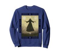 Wicca Symbols 4 Elements Triple Moon Neopaganism Witchcraft Sweatshirt