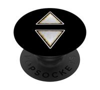 Wicca Symbols Fire Water Feminine Energy Nature Witches PopSockets Adhesive PopGrip