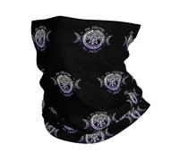 Wiccan Pagan Witch Tripple Moon Pentagram Men Women Snoods Soft Neck Warmer Breathable Snood Scarf For Running Winter Cycling Skiing