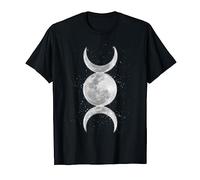 Wiccan Triple Moon Goddess Feminist Pagan Witch Halloween T-Shirt