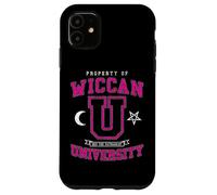 Wiccan University Hex The Patriarchy Vintage Witch Varsity Case for iPhone 11