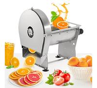 WICHEMI Electric Vegetable Slicer Commercial Fruit Slicing Machine Potato Slicer Electric Cabbage Shredder Machine 2 IN 1 Manual Electric Vegetable Cutter Stainless Steel Food Slicer