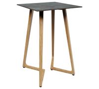 wichita 12mm hpl top italian stone bar table 70cm with oak legs