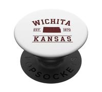 Wichita Kansas Est 1870 Vintage Style PopSockets Adhesive PopGrip